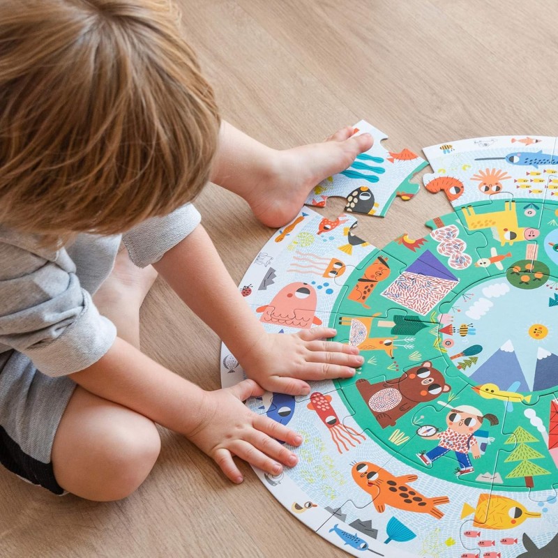 Kruhové puzzle XXL