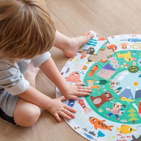 Kruhové puzzle XXL
