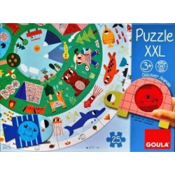 Kruhové puzzle XXL