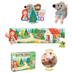 Puzzle XXL Červená Karkulka