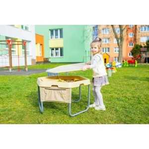 Stabilní dětský hrací stolek s okraji – ideální pro kreativní hraní