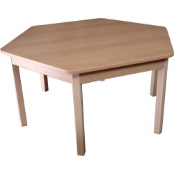 Stůl šestiúhelníkový pr.120cm