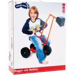 Bagr na písek s kolečky
