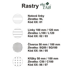 Tabule ŠKOL K pro popis křídou s potiskem