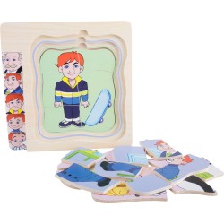 Puzzle "Dědečkův život"