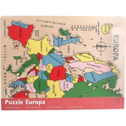 Vkládací puzzle Evropa