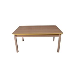 Set přír. stůl obdélník v.64 cm+bar. židličky 38cm