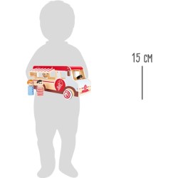 Dřevěný zmrzlinový vůz XL