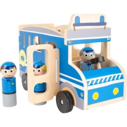 Dřevěné auto vězeňské služby XL