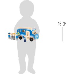 Dřevěné auto vězeňské služby XL