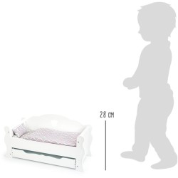 Postel pro panenky