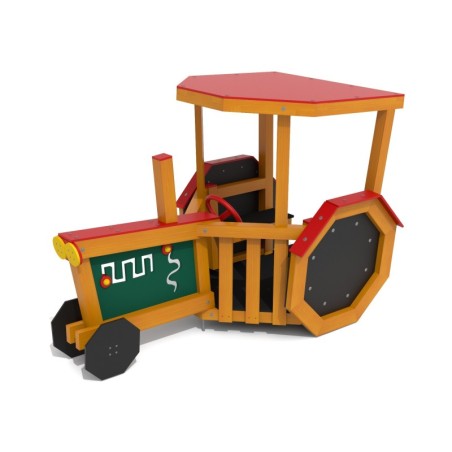 Traktor se střechou
